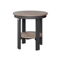poly round end table dining height